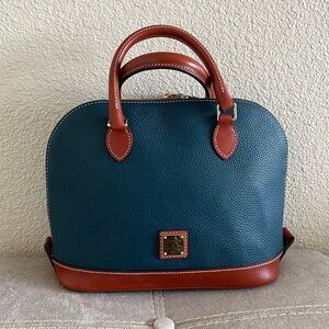 Dooney & Bourke Zip Zip Satchel / Teal